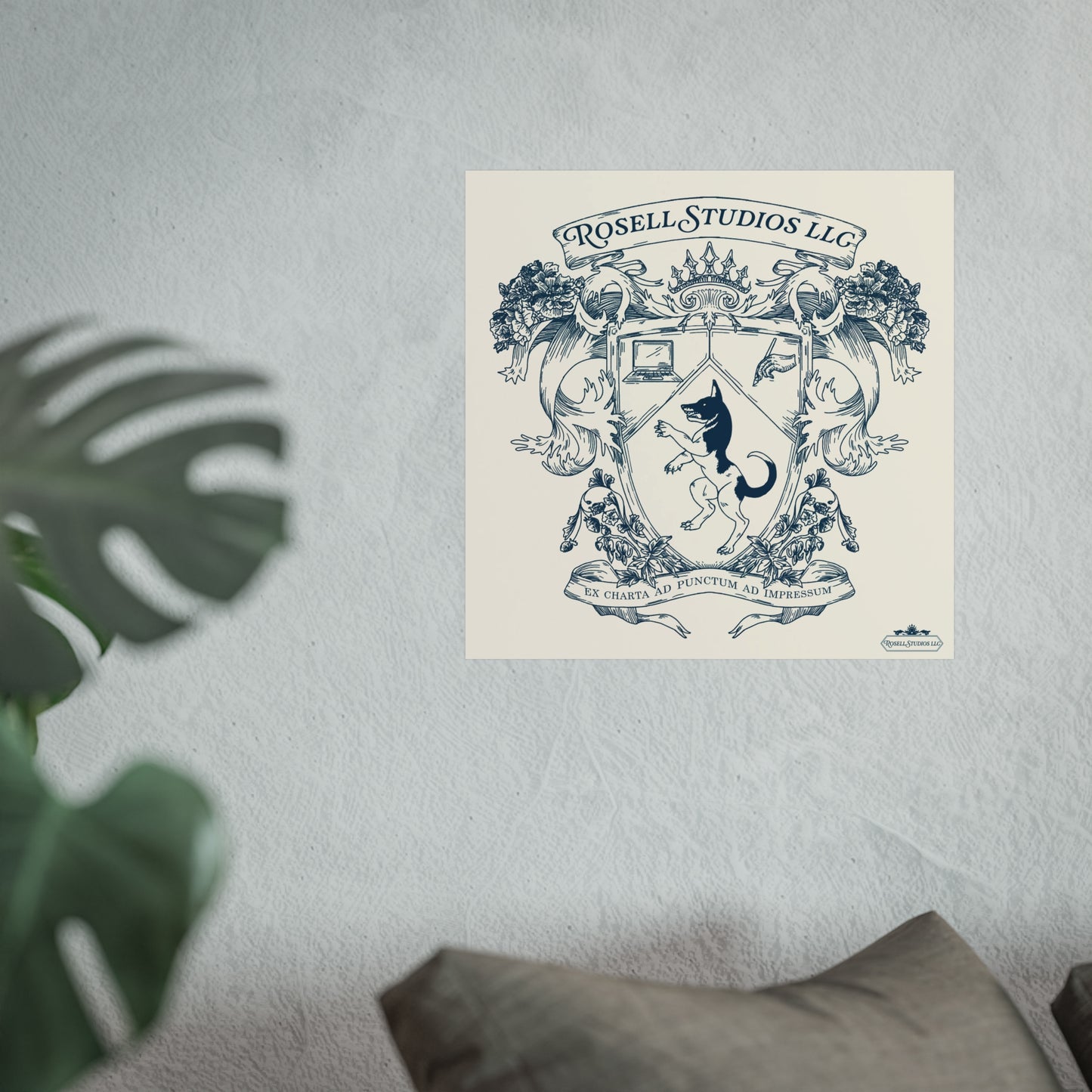 Royal Crest Art Poster