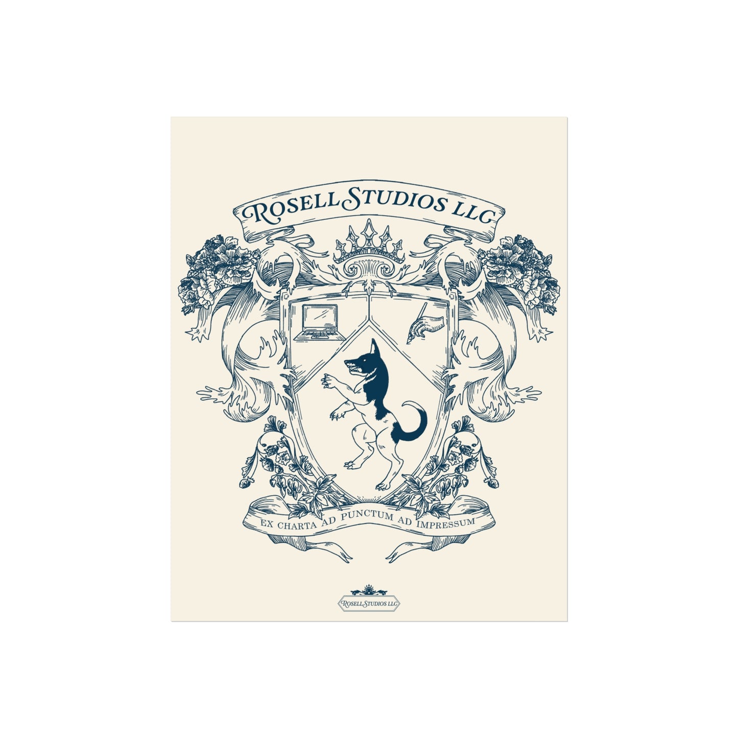 Royal Crest Art Poster