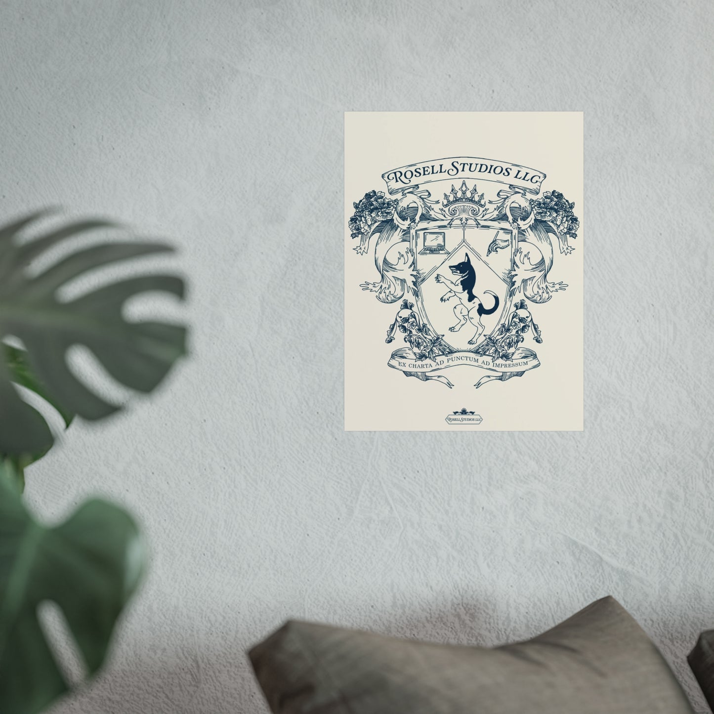 Royal Crest Art Poster