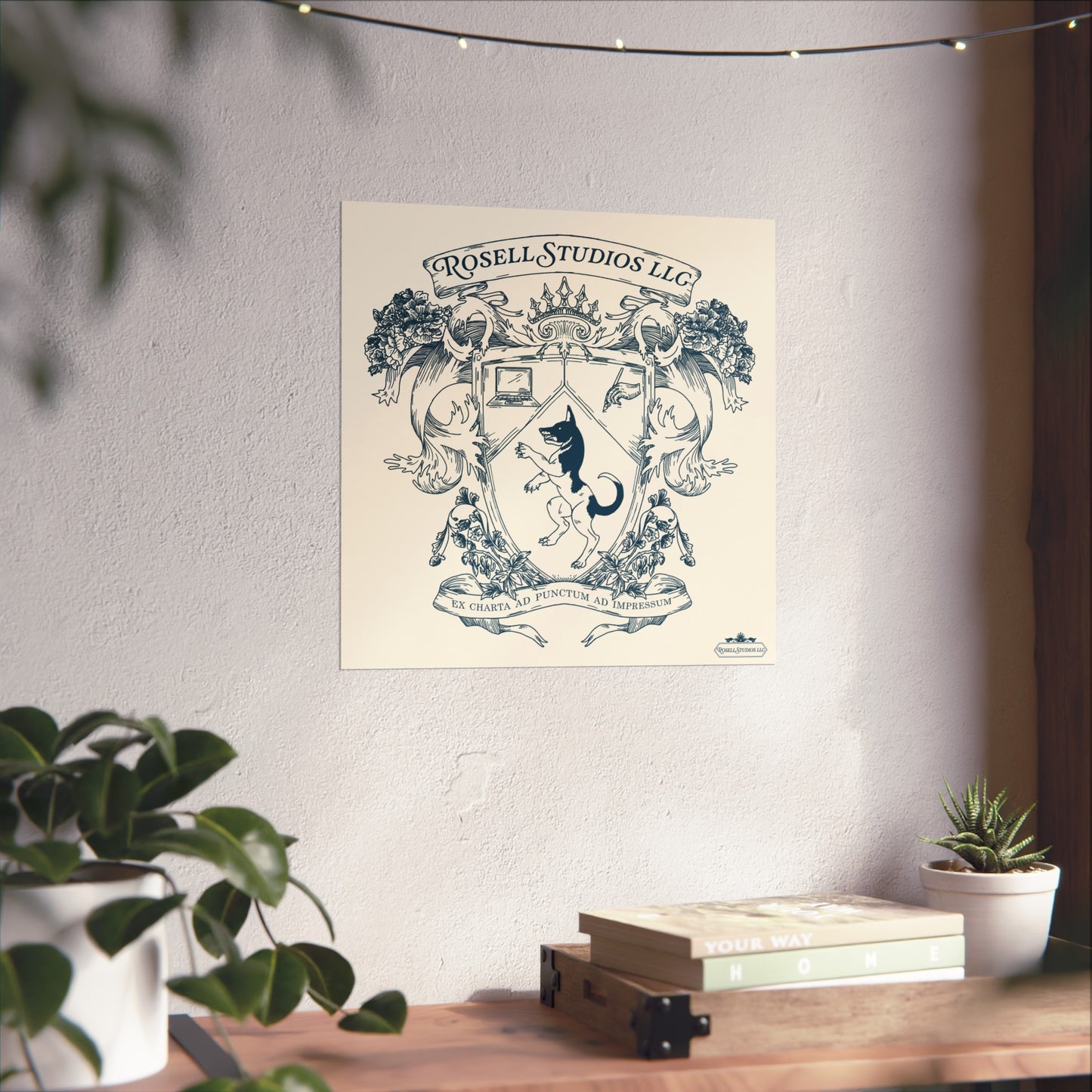 Royal Crest Art Poster