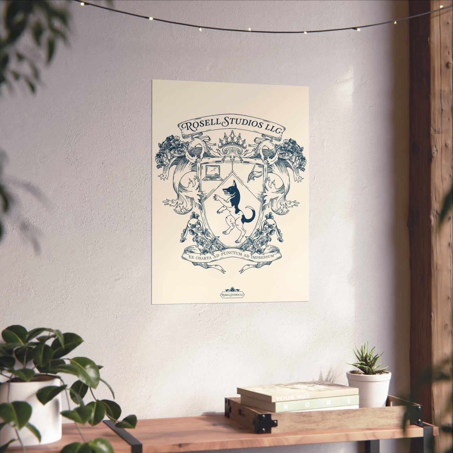 Royal Crest Art Poster
