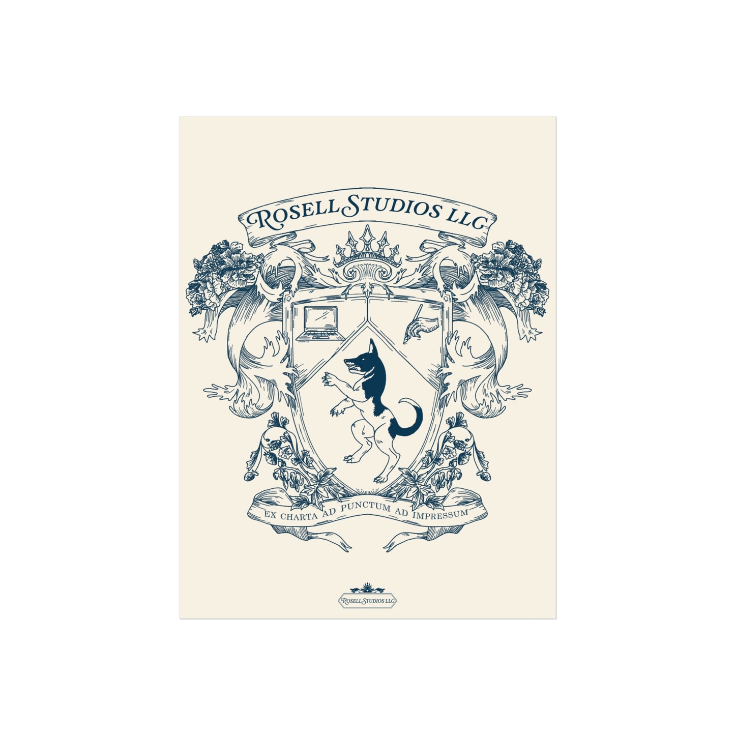 Royal Crest Art Poster