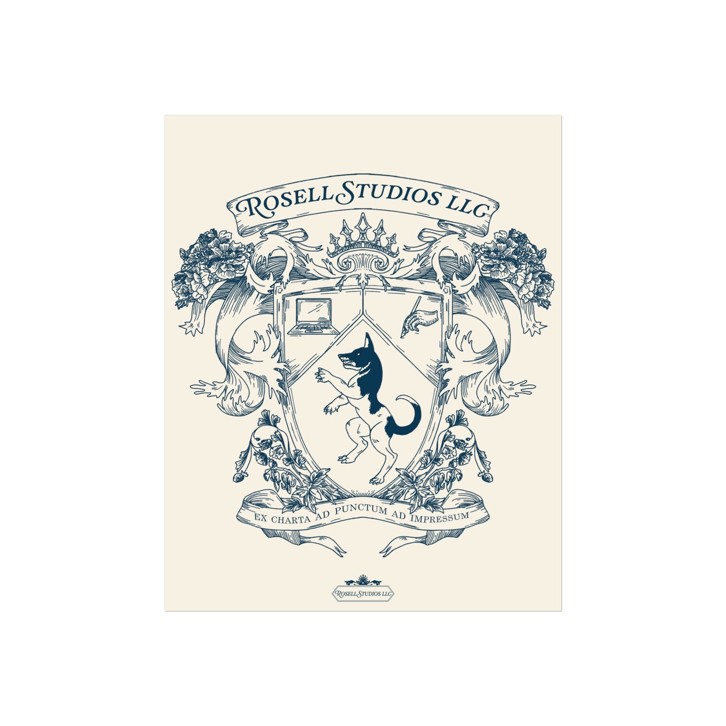Royal Crest Art Poster