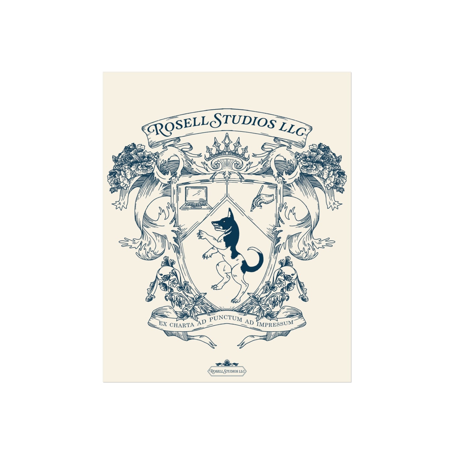 Royal Crest Art Poster