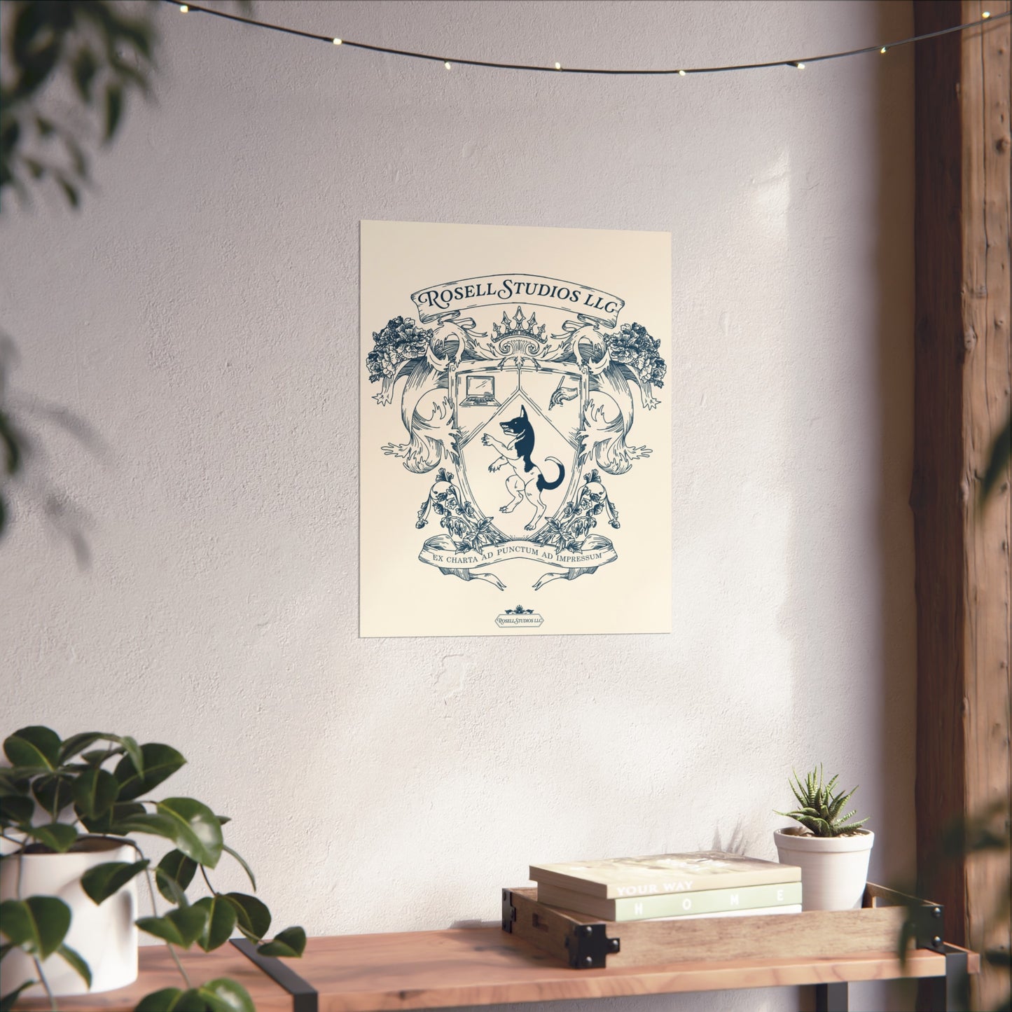 Royal Crest Art Poster