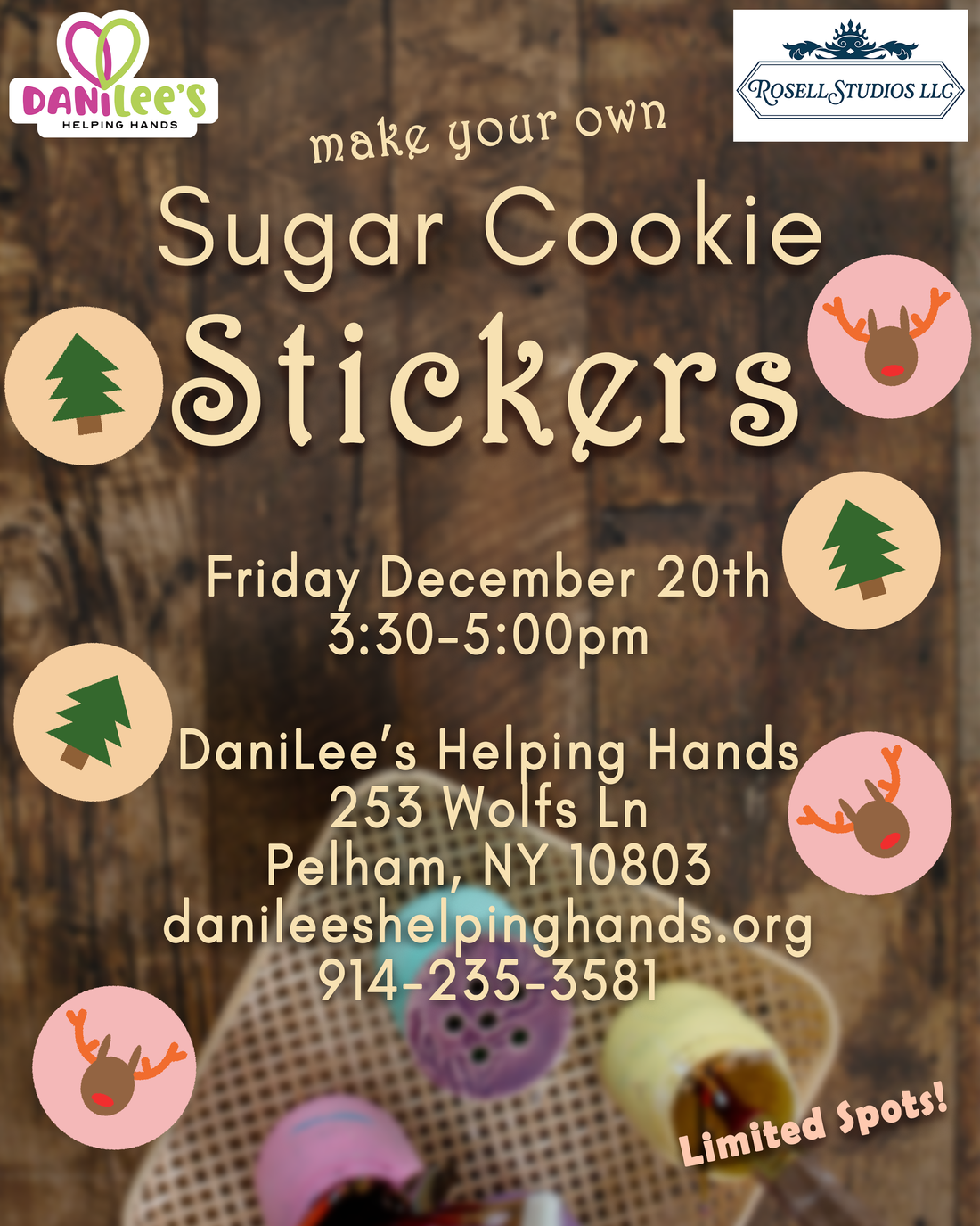A Creative Workshop for Cookie Loving Kids