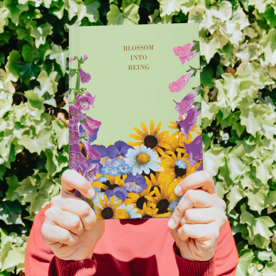 Blossom Into Being: Wildflower Hardcover Journal
