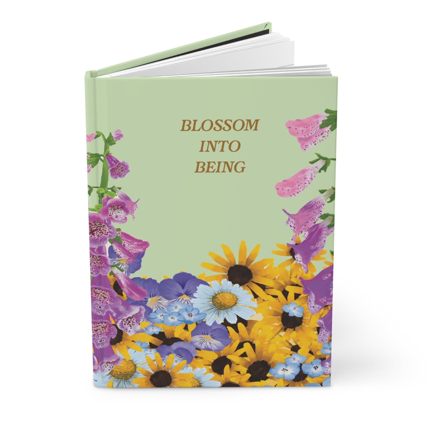 Blossom Into Being: Wildflower Hardcover Journal